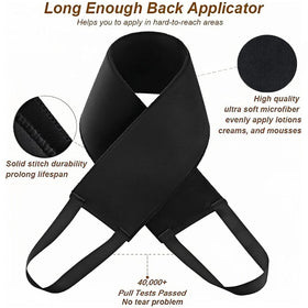 EVYTTA exfoliating glove in use removing dead skin for better tan adherence