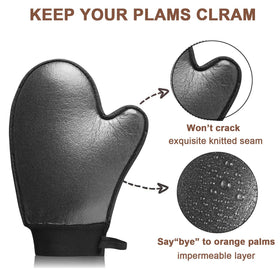 EVYTTA square kabuki brush head detail for precise facial tanning