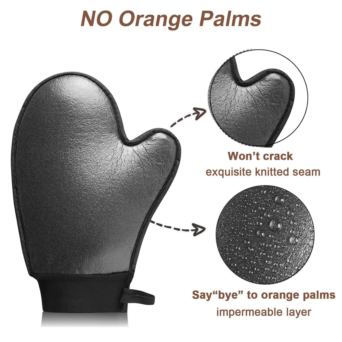 EVYTTA tanning brush bristles detail demonstrating dense bristles for smooth finish