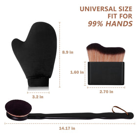 EVYTTA kit packed in travel scene for convenient on-the-go tanning