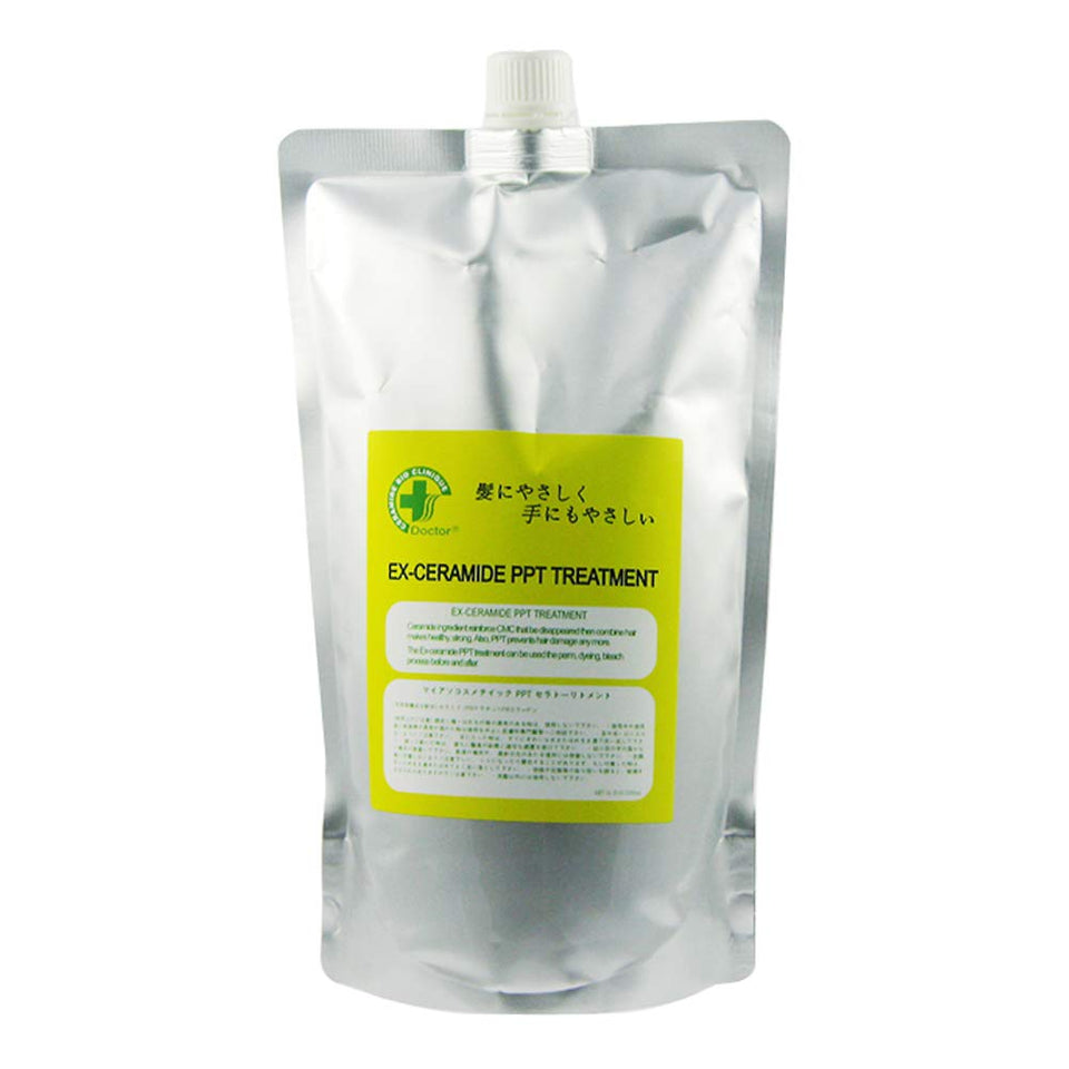 Ex Ceramide front bottle 1000ml showing label and size for professional use