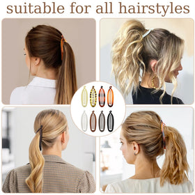 Exacoo clip in use creating a low ponytail providing stable hold for fine hair