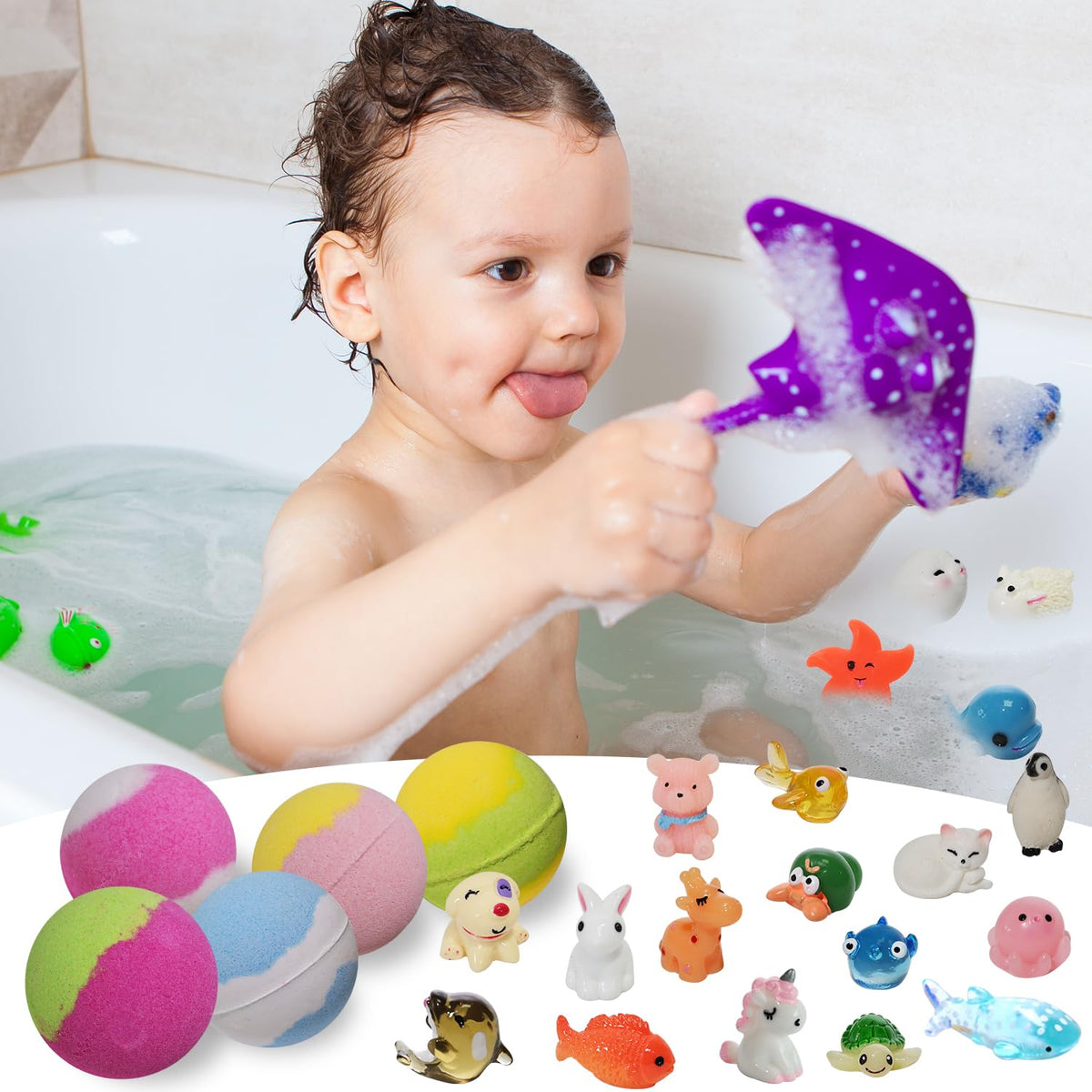Excalla scent variety display with labeled colors highlighting fragrance selection