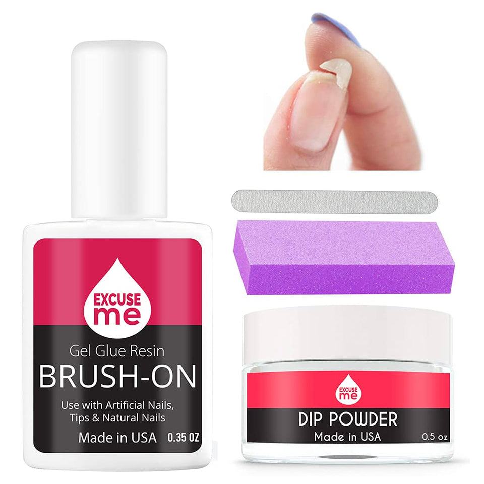 EXCUSE ME front packaging showing kit contents and quick-fix benefit