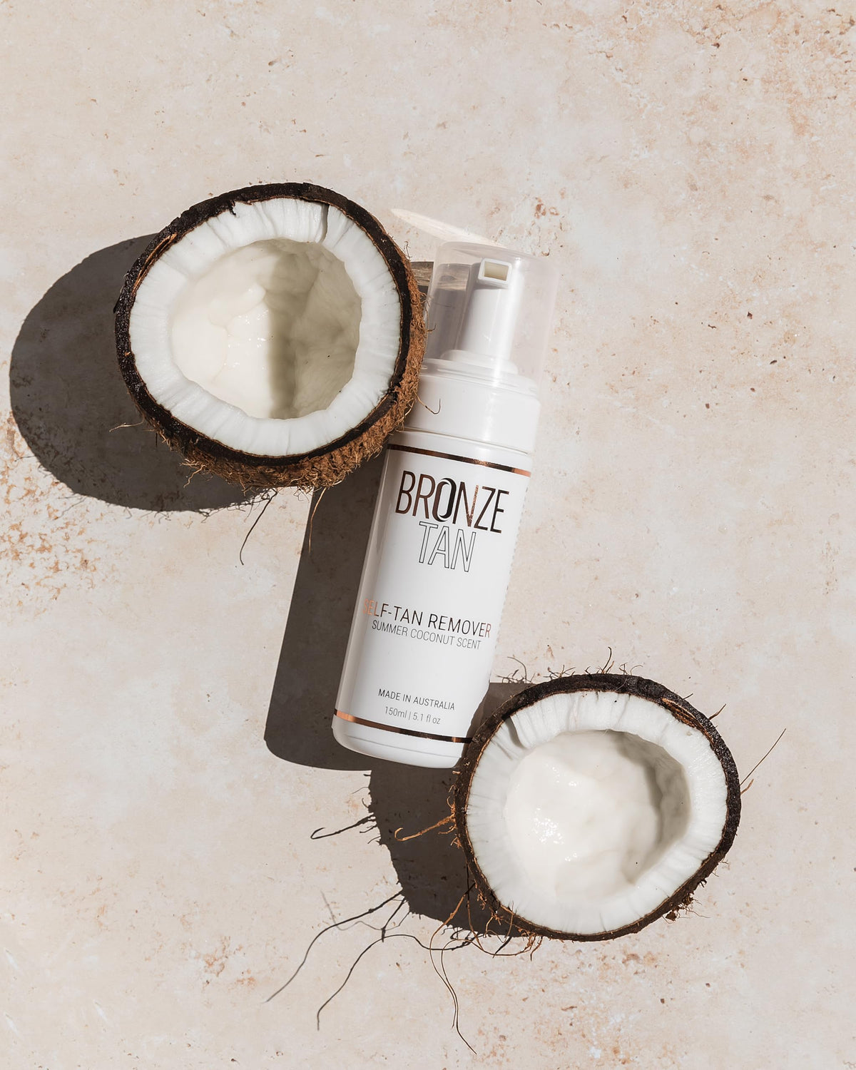 Existing Beauty applying mousse on arm to correct streaks and restore tone