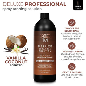 Existing Beauty close-up tint droplet highlighting chocolate hue for precise preview