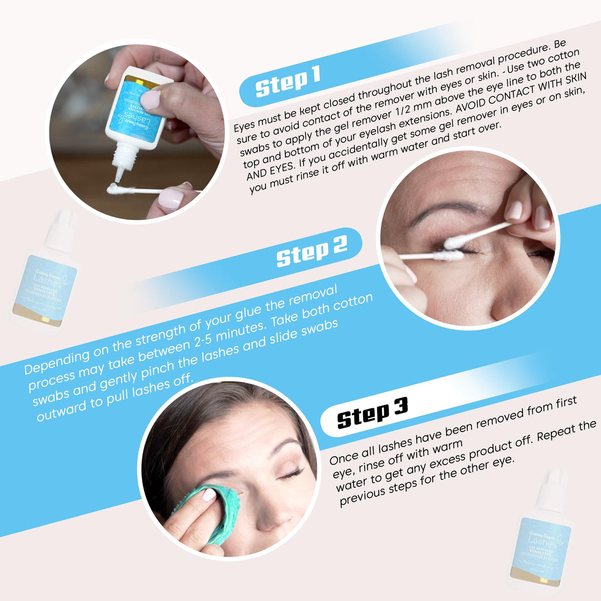 Existing Beauty gel texture close-up demonstrating thick, controlled formula for precise application