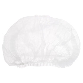Existing Beauty hair net in kitchen setting illustrating hygienic use in food service