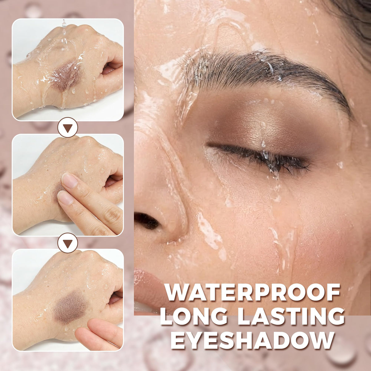 exmiloo stick applied to inner eye corner to brighten eyes with subtle glow