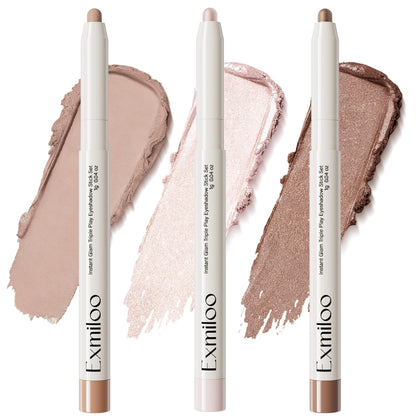 exmiloo front packaging trio showing neutral sticks and labels for easy selection