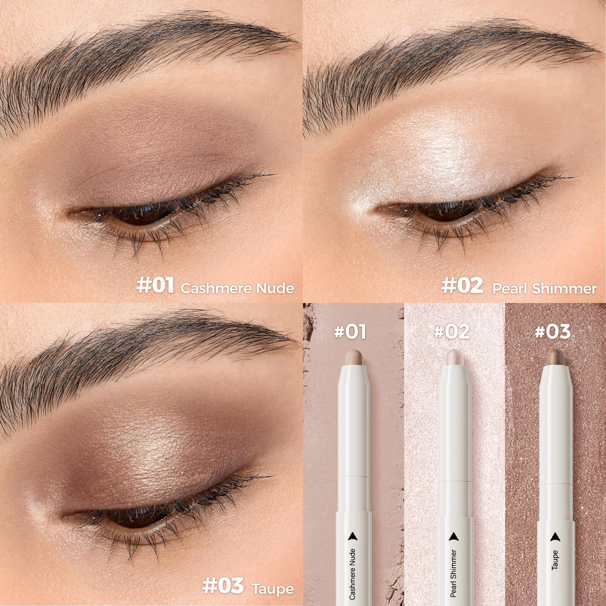 exmiloo close-up twist-up tip revealing creamy texture and precise application benefit