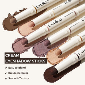 exmiloo cream swatches on arm demonstrating blendable texture and true payoff