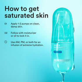Experiment bottle next to prickly pear to show natural calming and replenishing benefit