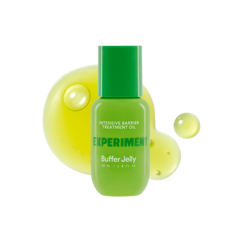 Experiment bottle front packaging showing label and 1 fl oz size for easy identification