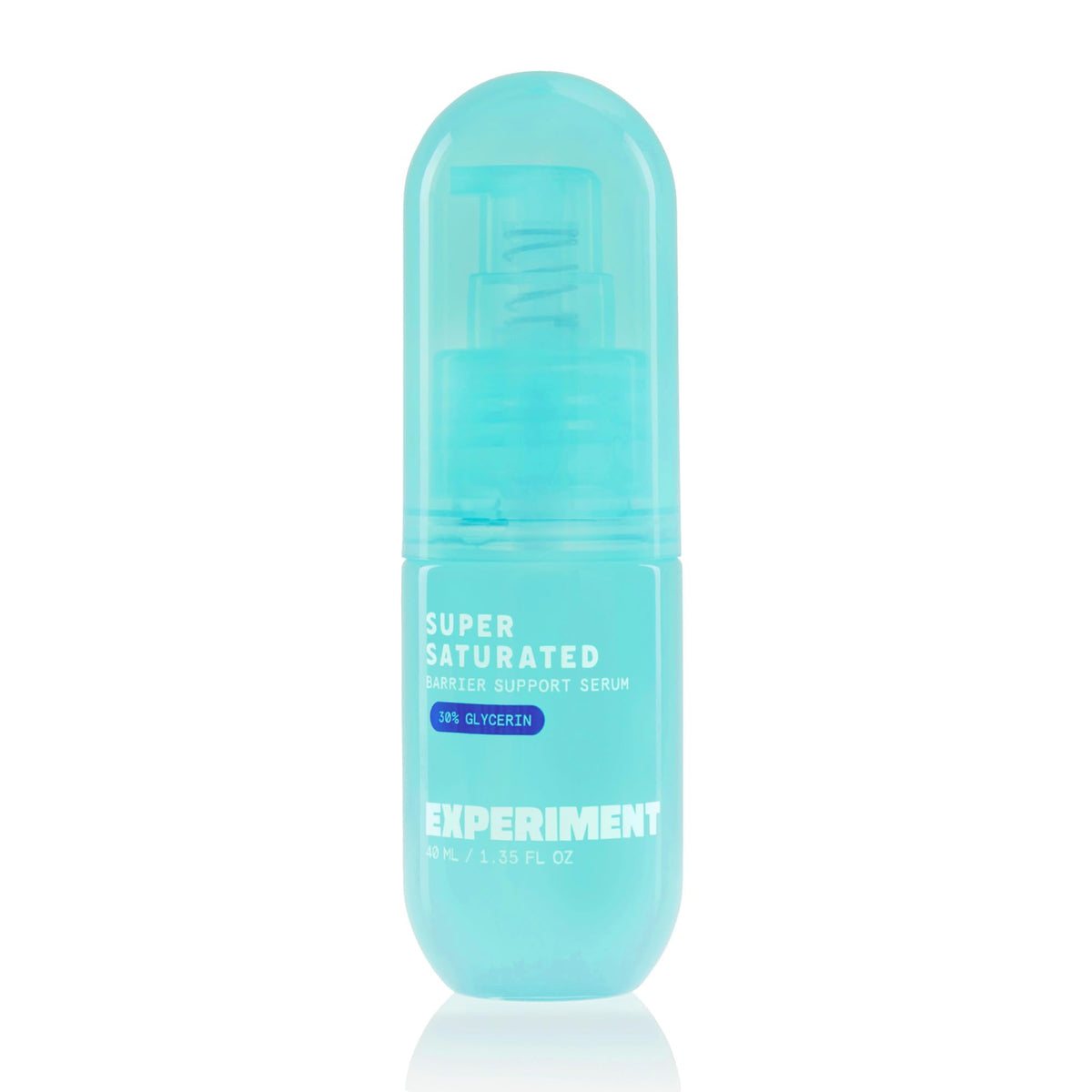 Experiment bottle front packaging showing product and benefit of intense hydration