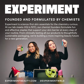 Experiment recyclable packaging detail emphasizing sustainable-minded product benefit