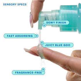 Experiment serum on bathroom shelf in morning routine illustrating daily hydration benefit