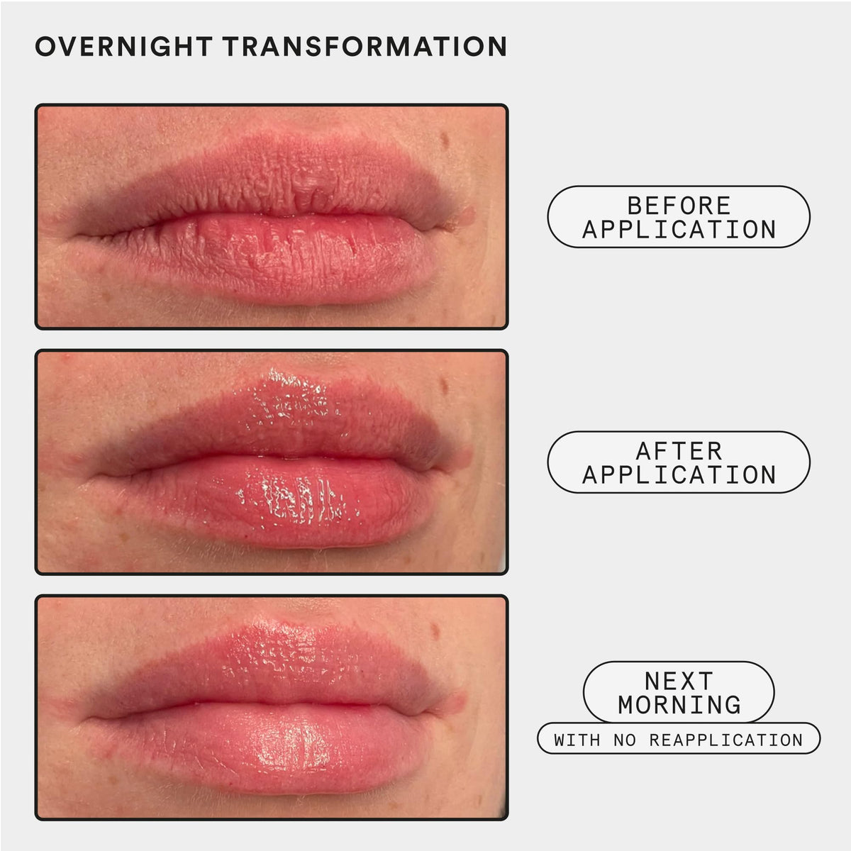 Experiment Softwear on a bedside table as overnight lip mask for deep repair
