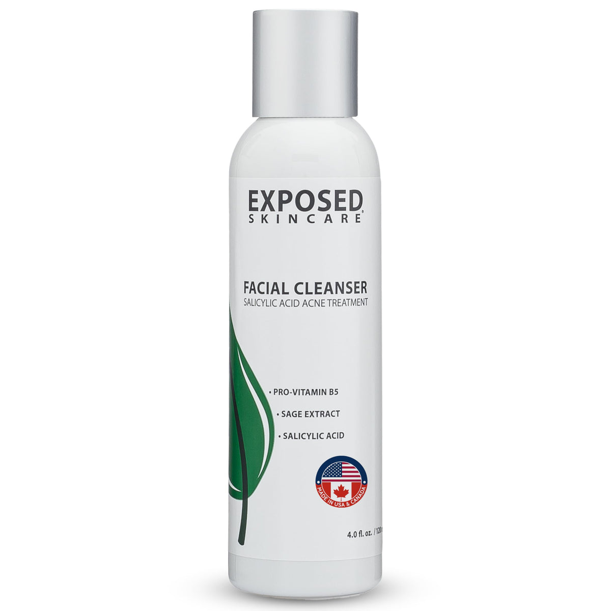 Exposed Skin Care front packaging showing clean label and benefits