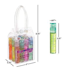 Child holding Expressions Girl case demonstrating portability and kid-friendly handle