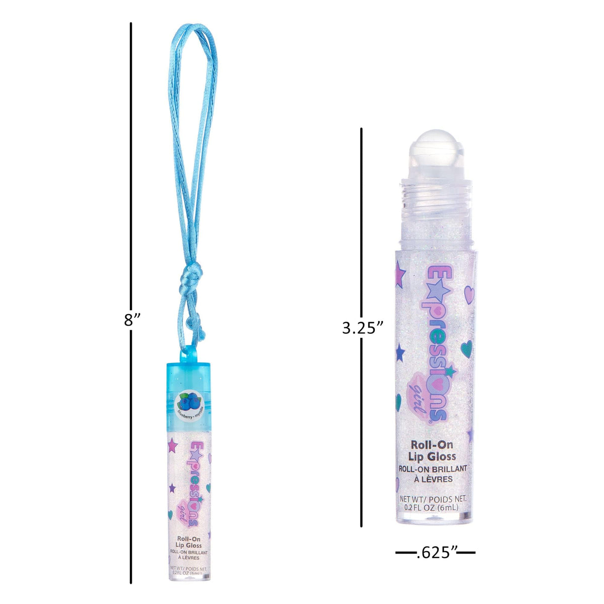 EXPRESSIONS worn necklace demonstration showing hands-free access and convenient touch-ups