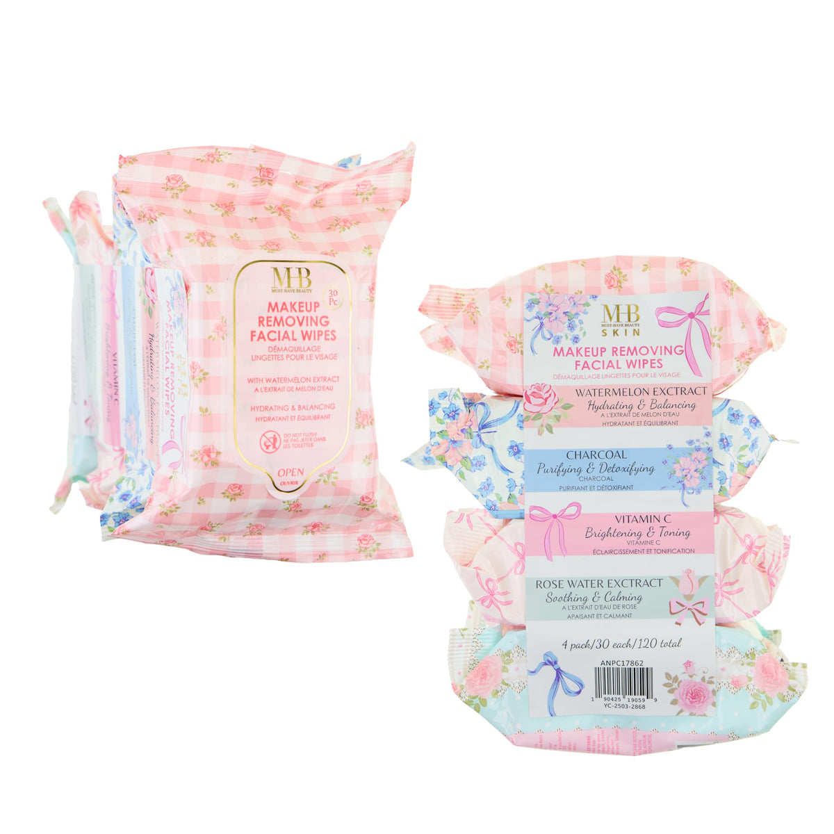 EXPRESSIONS four-pack front view shows all formulas and resealable packs for convenience