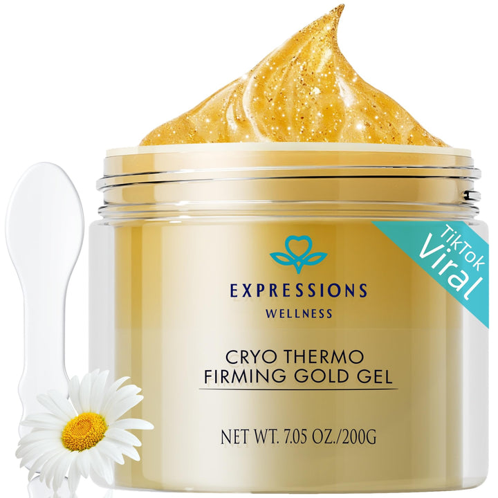 EXPRESSIONS WELLNESS front jar view showing product and branding benefits
