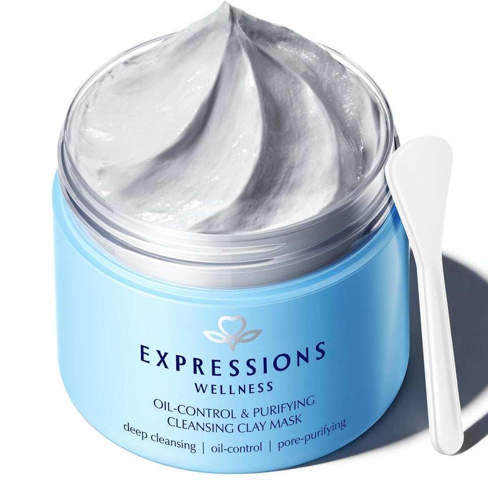 EXPRESSIONS WELLNESS front packaging showing jar and label benefit
