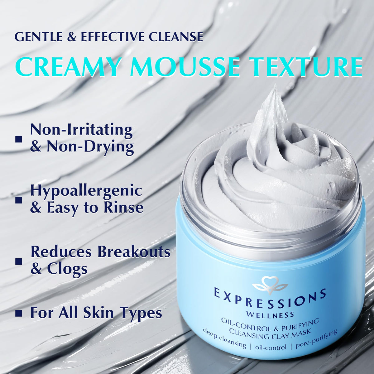 EXPRESSIONS WELLNESS label ingredients closeup showing key actives and safety