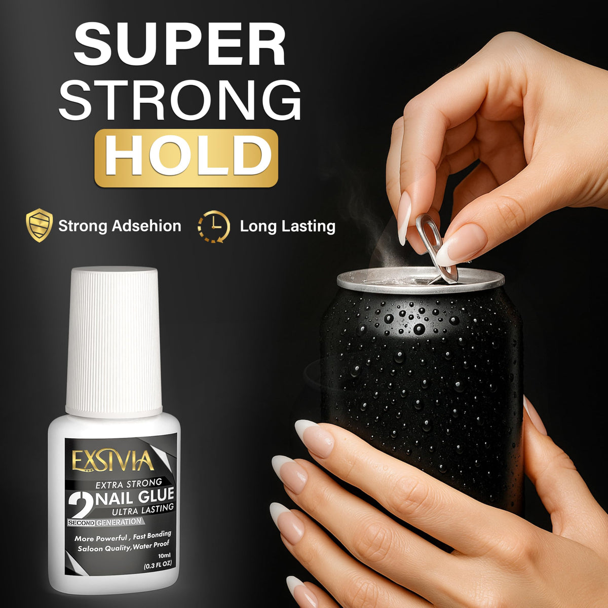 EXSIVIA wooden cuticle pushers displayed for gentle nail prep