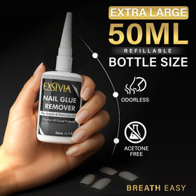 EXSIVIA remover long-tip bottle detail for targeted glue removal