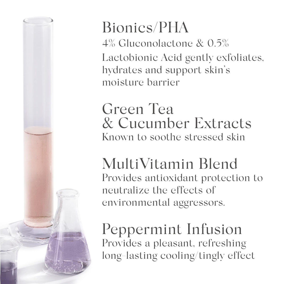 EXUVIANCE before and after skin texture improvement visual