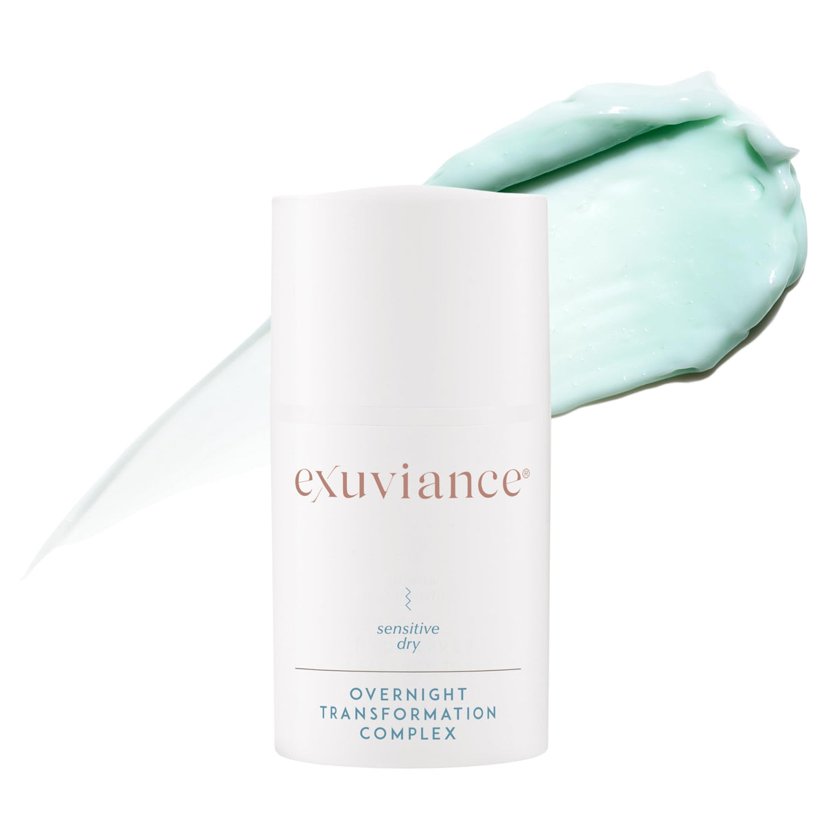 EXUVIANCE front packaging 50g showing clear label and lightweight benefits
