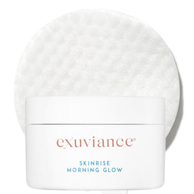 EXUVIANCE front packaging showing SkinRise pads and benefits