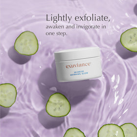 EXUVIANCE close-up pad texture highlighting gentle exfoliation