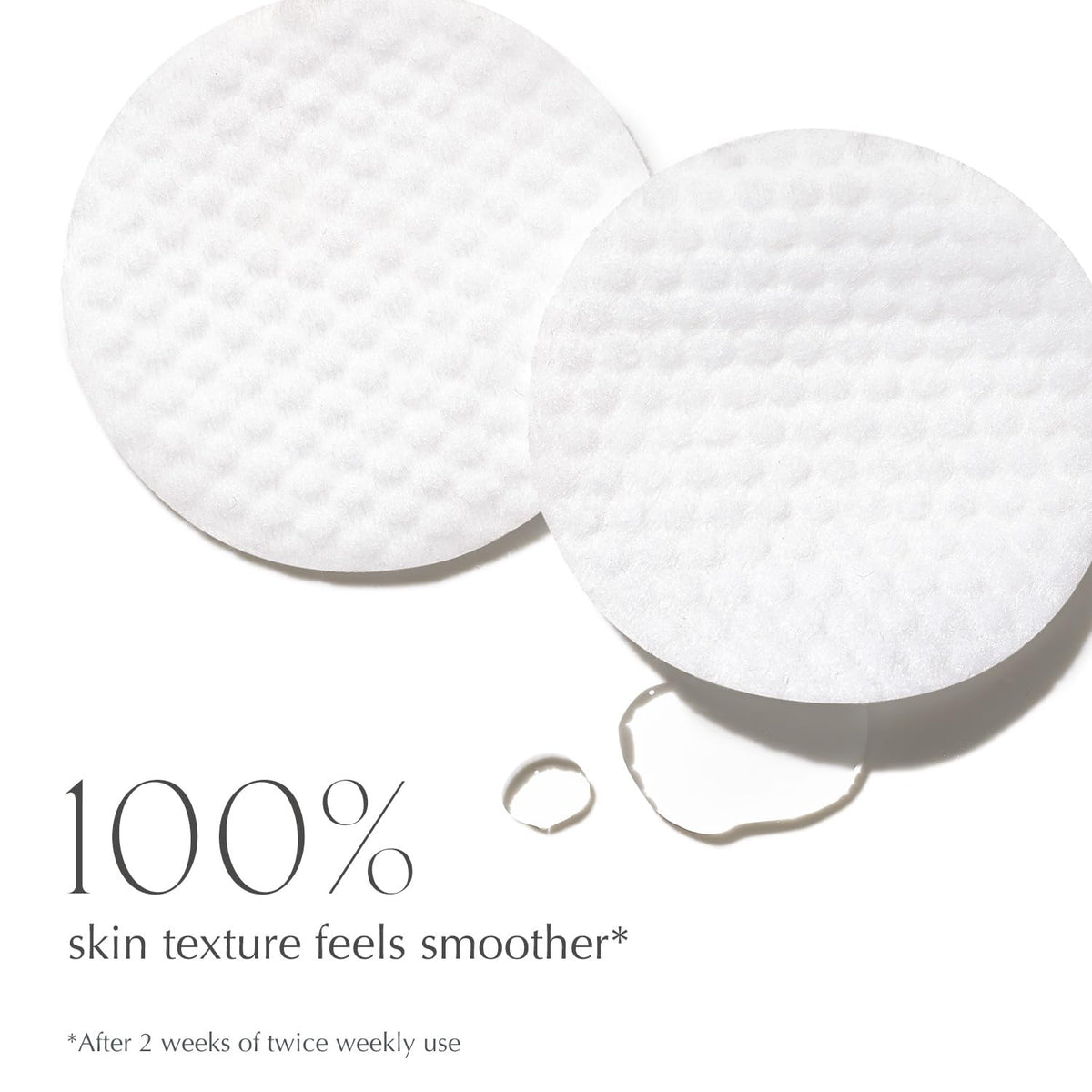 EXUVIANCE close-up texture of peel solution showing smooth consistency and ease of use