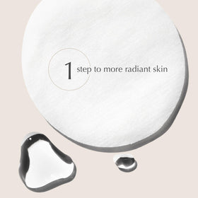 EXUVIANCE single pad close-up highlighting saturated texture and consistent dosing benefit