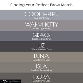 Eye Embrace spoolie brush detail to blend and groom brows