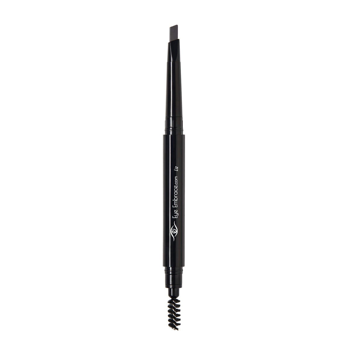 Eye Embrace Liz applied at mirror for real-life grooming convenience