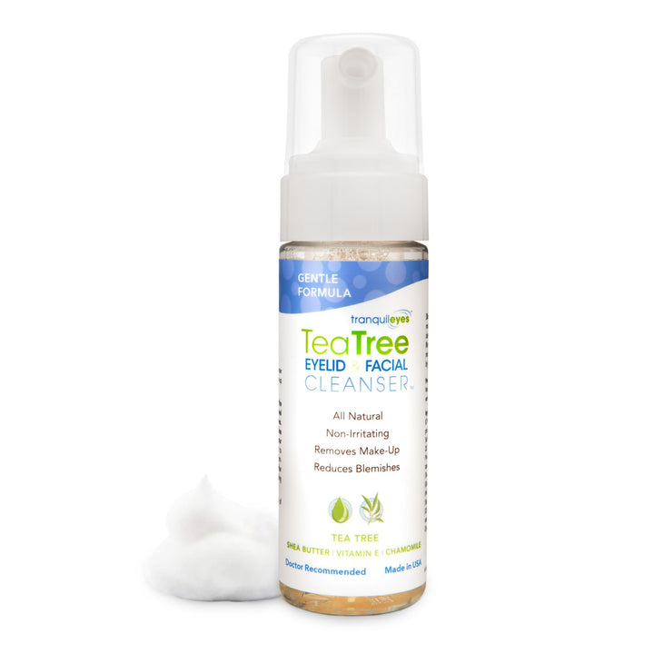 EYEECO front packaging showing foam pump and product benefits