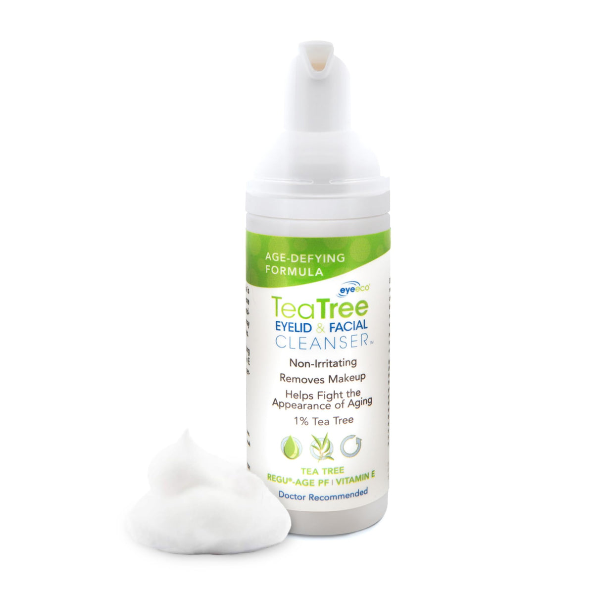 EYEECO front bottle 50mL showing clean label and compact size for travel
