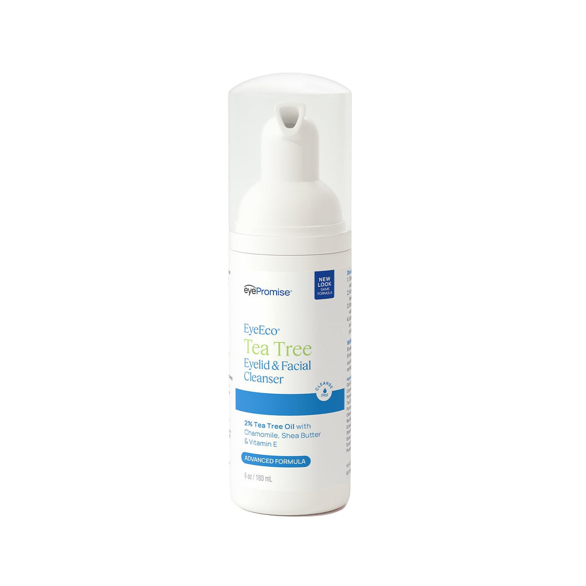 EYEECO front packaging 180 ml showing bottle and branding for gentle eyelid cleansing