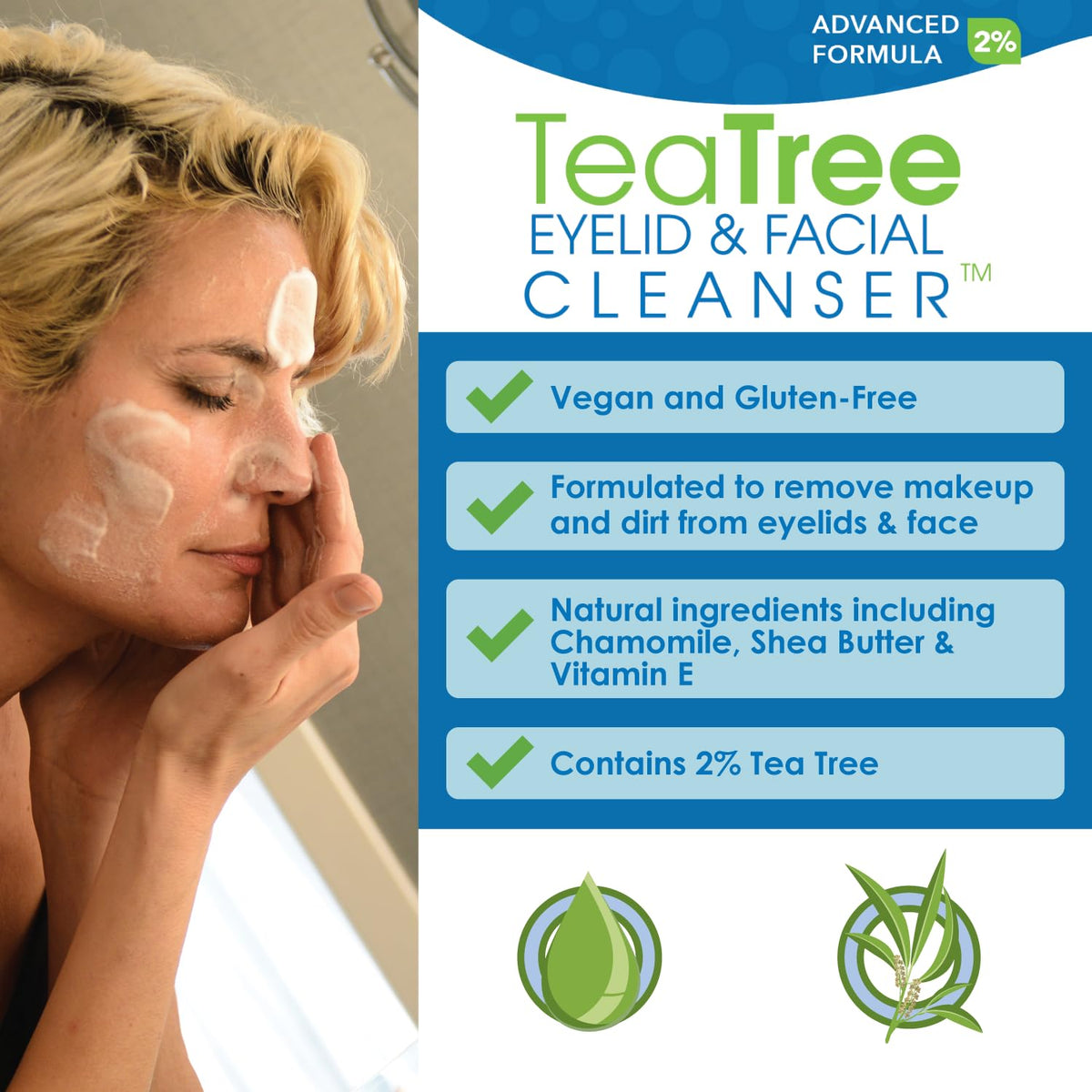 EYEECO product label detail focusing on key ingredients and usage directions