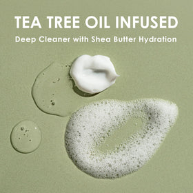 EYEECO foam applied to eyelids demonstrating gentle eyelid cleansing benefit