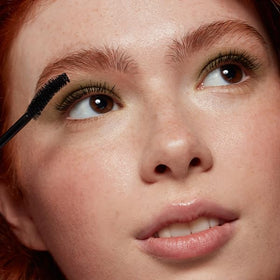 Eyeko Black Magic ingredient label highlighting keratin and shea butter for lash conditioning