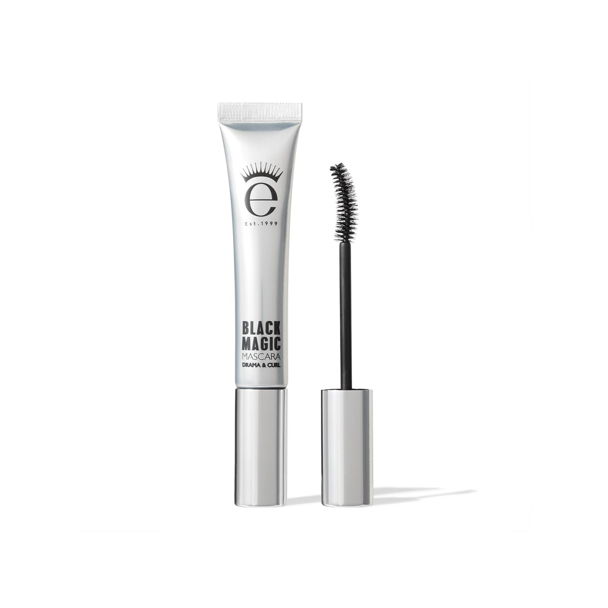 Eyeko Black Magic mascara front packaging showing sleek tube and branding for bold payoff