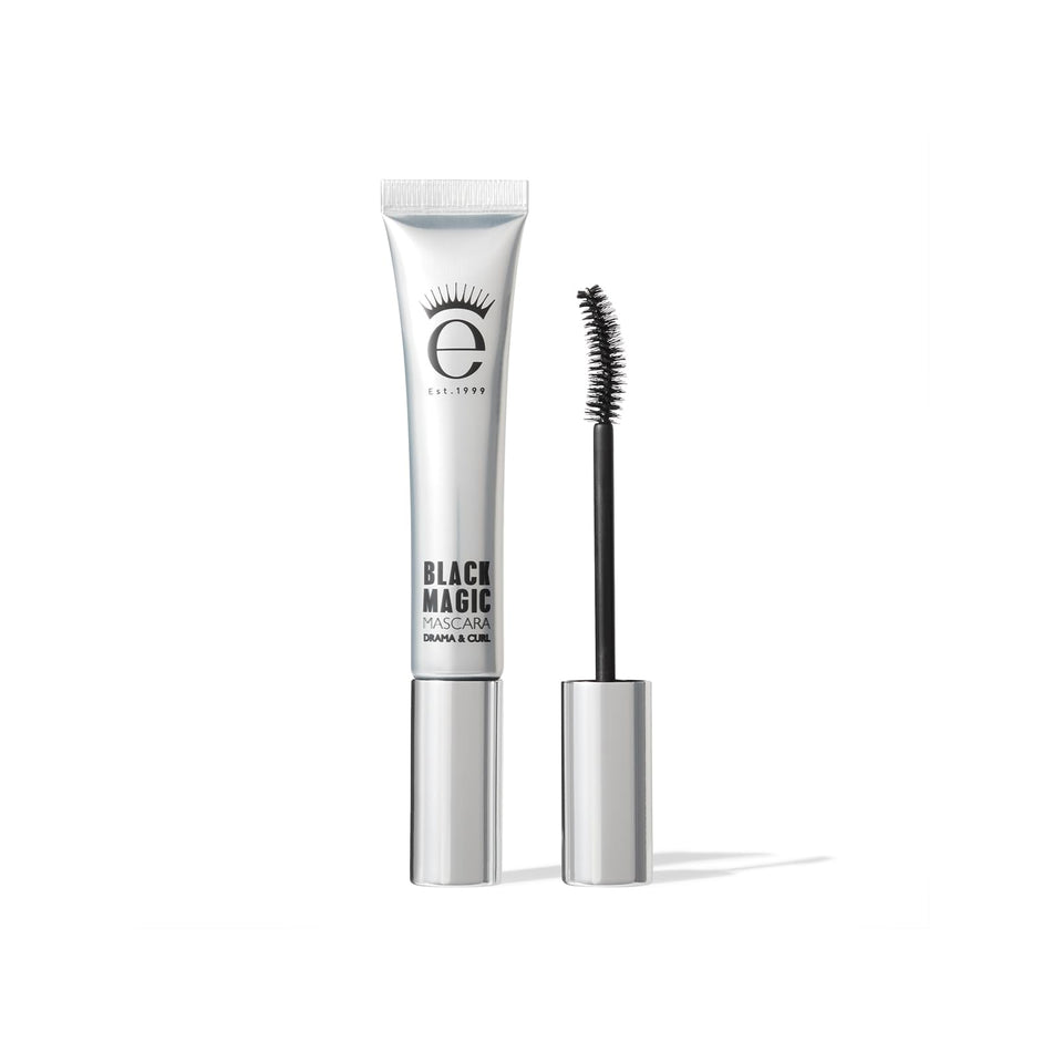 Eyeko Black Magic mascara front packaging showing sleek tube and branding for bold payoff