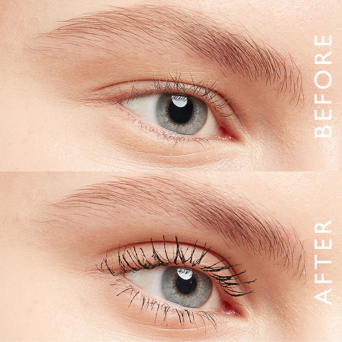Eyeko Black Magic mascara texture on wand showing rich carbon black pigment and smooth glide