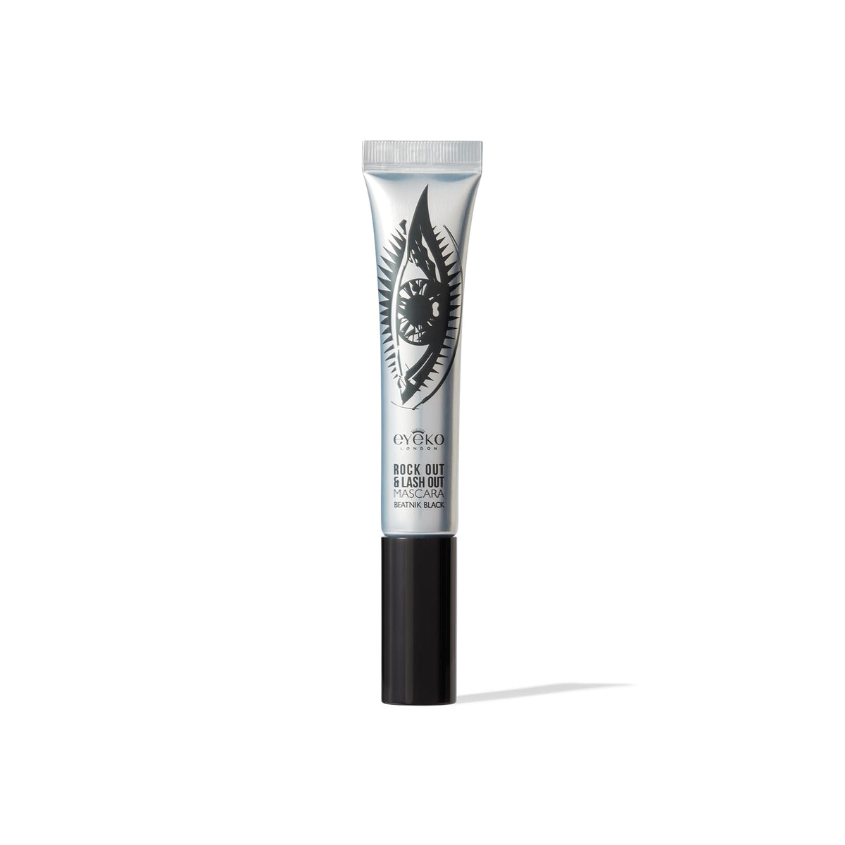 Eyeko mascara on vanity next to mirror suggesting everyday rock-ready style