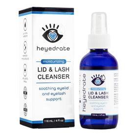 Eye Love front packaging showing 4 oz glass bottle and clear label for easy identification